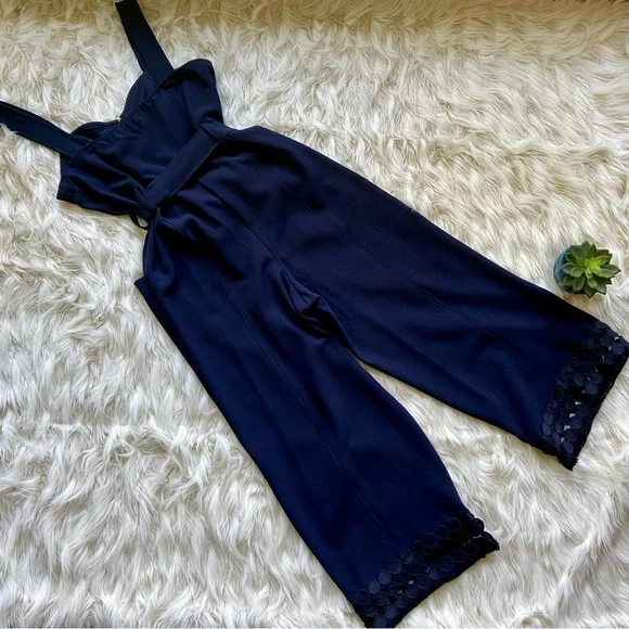 Julia Jordan | Navy Blue Jumpsuit - Picture 5 of 6